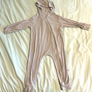 Kyte baby bamboo jersey hoodie size 2T in fog